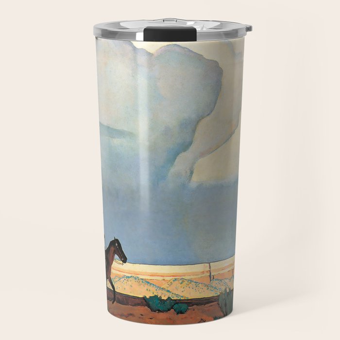 âDesert Journeyâ Western Art by Maynard Dixon Travel Mug Gallery Image 1