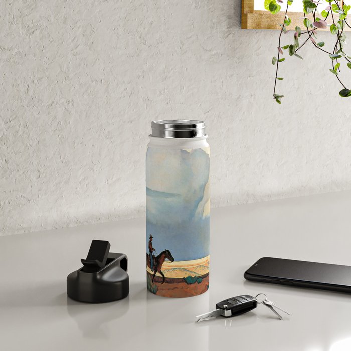 âDesert Journeyâ Western Art by Maynard Dixon Water Bottle Gallery Image 4