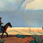 âDesert Journeyâ Western Art by Maynard Dixon Coffee Mug Gallery Image 2