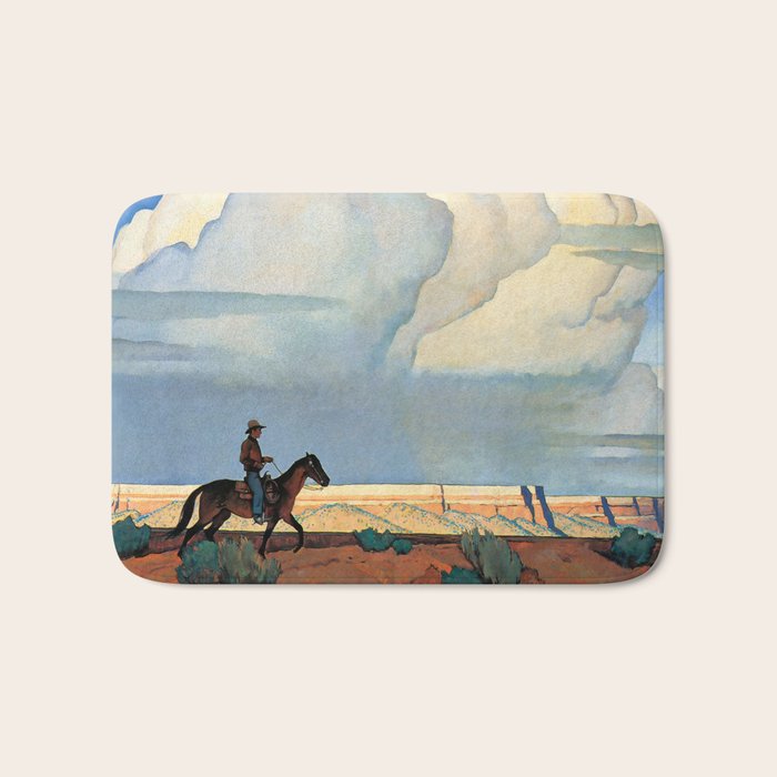 âDesert Journeyâ Western Art by Maynard Dixon Bath Mat Gallery Image 1