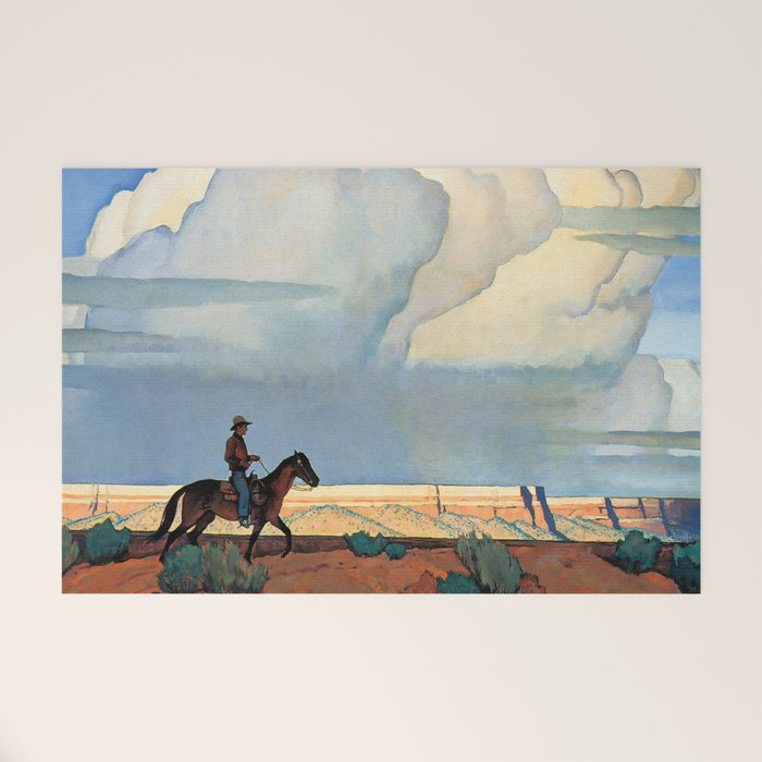 âDesert Journeyâ Western Art by Maynard Dixon Welcome Mat Gallery Image 1