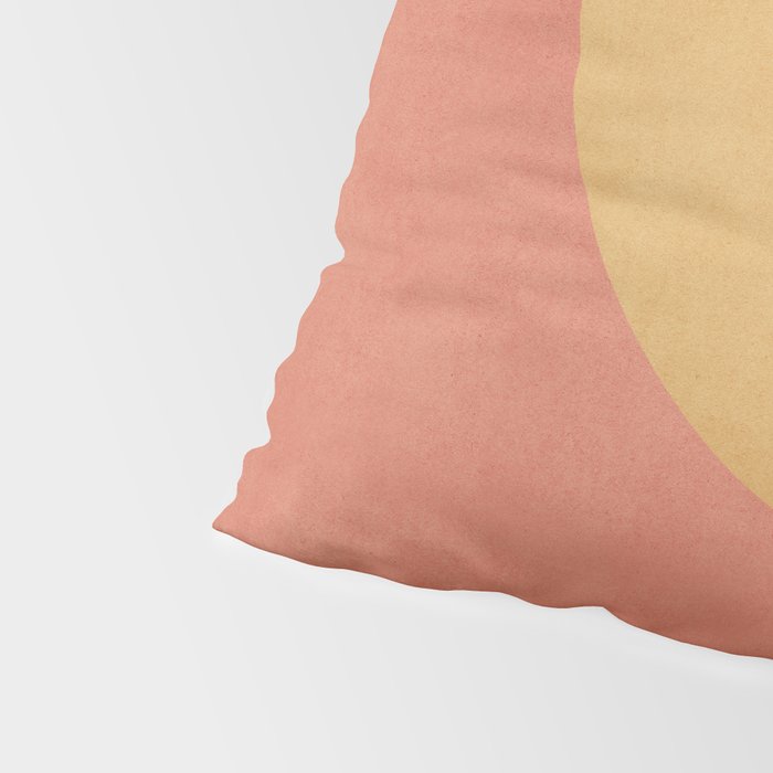 Halfmoon Colorblock - Pink Gold Pillow Sham Gallery Image 4