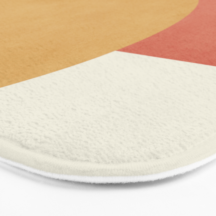 Halfmoon Colorblock - Pink Gold Bath Mat Gallery Image 3
