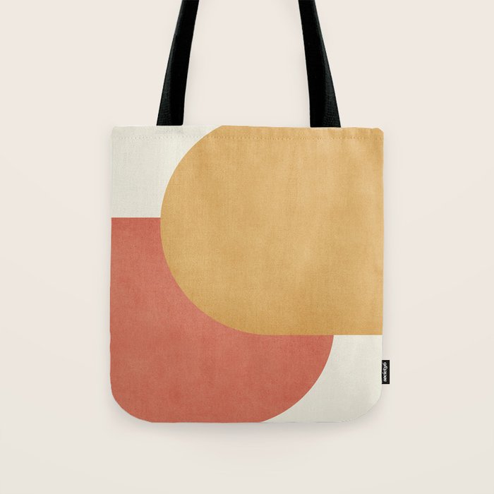 Halfmoon Colorblock - Pink Gold Tote Bag Gallery Image 1