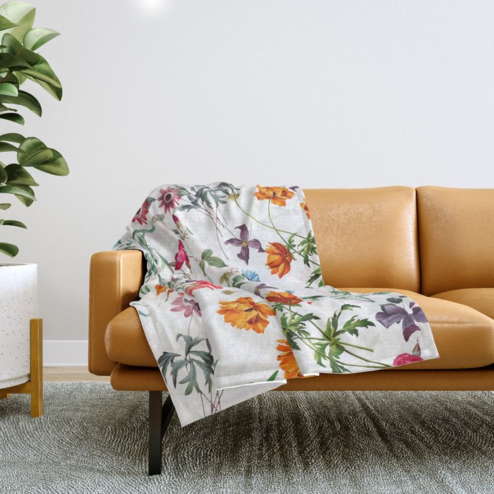 Magical Garden XVII Throw Blanket Gallery Image 1