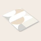 Mid-Mod Sun and Moon pattern - earthy grey blue pastels  Notebook Gallery Image 2