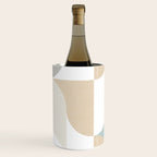 Mid-Mod Sun and Moon pattern - earthy grey blue pastels  Wine Chiller Gallery Image 2