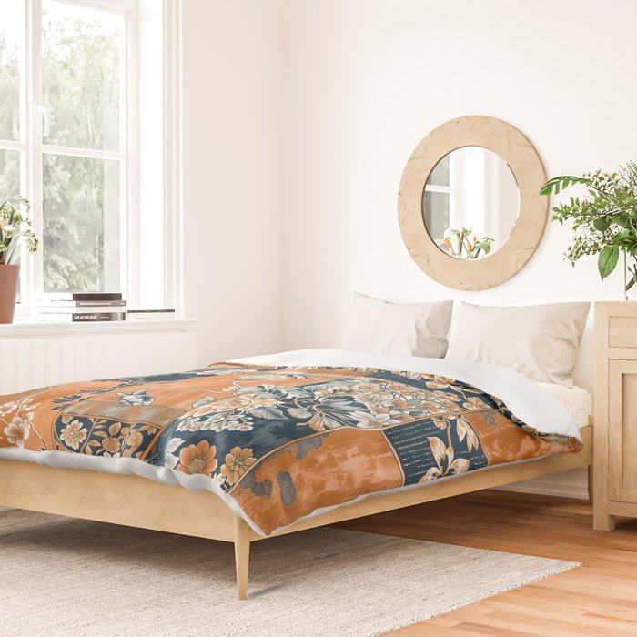 Floral Patches of Yesteryear Duvet Cover Gallery Image 2