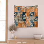 Floral Patches of Yesteryear Wall Tapestry Gallery Image 2