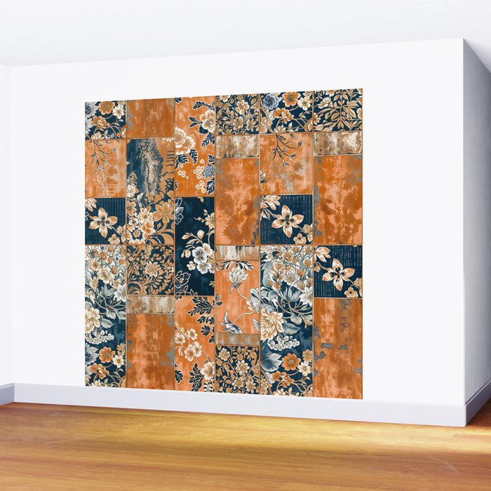 Floral Patches of Yesteryear Wall Mural Gallery Image 2