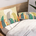Wild birds at the beach Pillow Sham Gallery Image 2