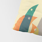 Wild birds at the beach Pillow Sham Gallery Image 4