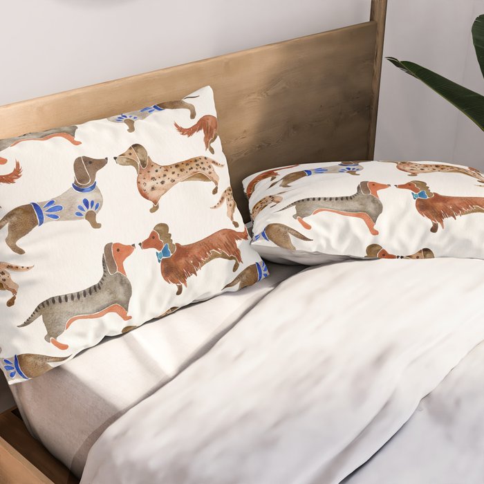 Dachshunds Pillow Sham Gallery Image 2