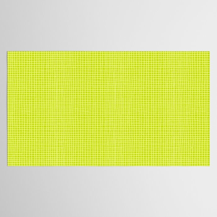 Fresh Lime Grid Tablecloth Gallery Image 2