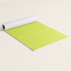 Fresh Lime Grid Yoga Mat Gallery Image 2