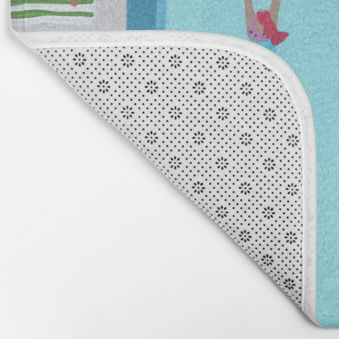 Crisp cut swim Bath Mat Gallery Image 2