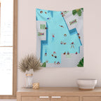 Crisp cut swim Wall Tapestry Gallery Image 2