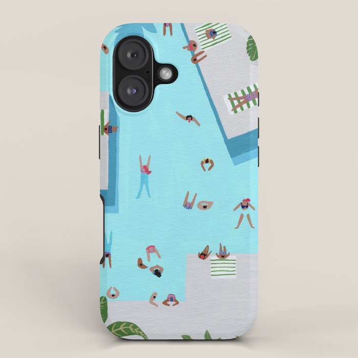 Crisp cut swim iPhone Case Gallery Image 1