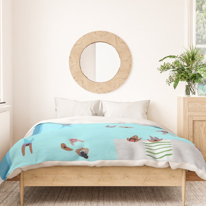 Crisp cut swim Duvet Cover Gallery Image 3