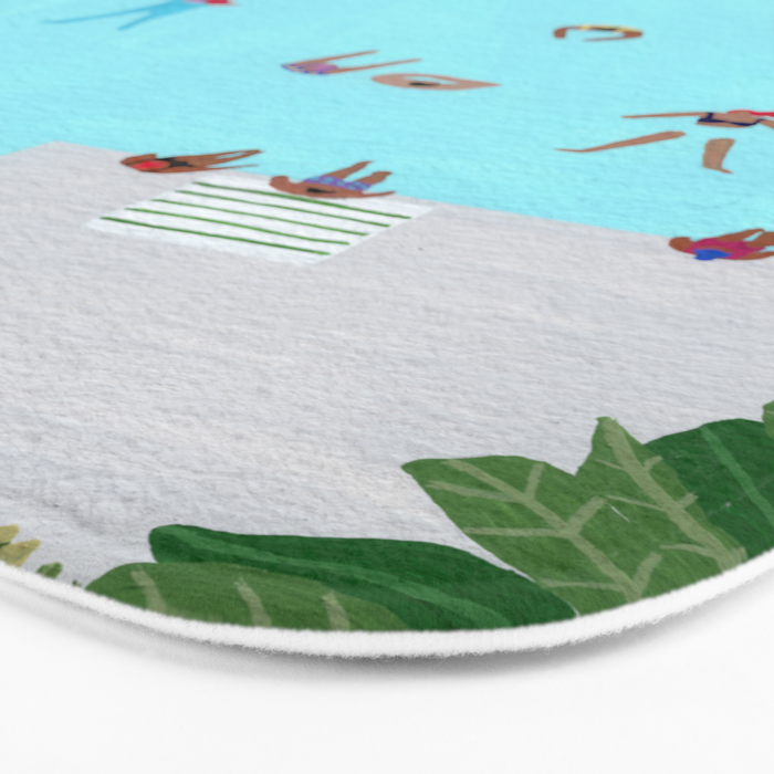 Crisp cut swim Bath Mat Gallery Image 3