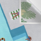 Crisp cut swim Wall Tapestry Gallery Image 3