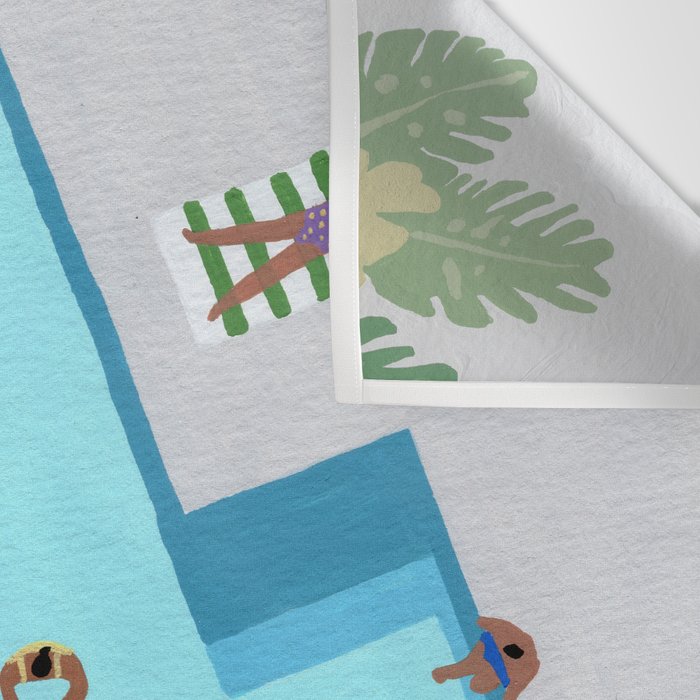 Crisp cut swim Wall Tapestry Gallery Image 3