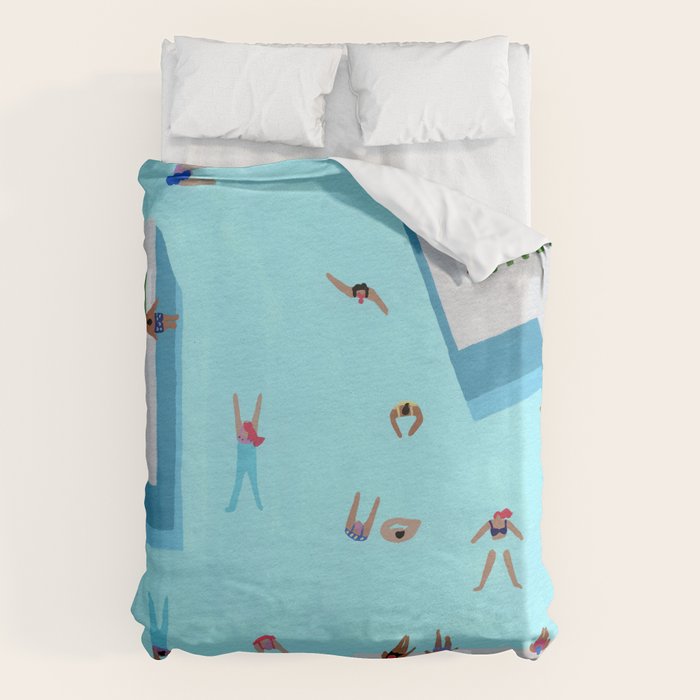 Crisp cut swim Duvet Cover Gallery Image 6