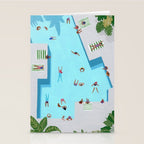 Crisp cut swim Stationery Card Gallery Image 2