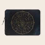 Golden Star Map Laptop Sleeve Gallery Image 1