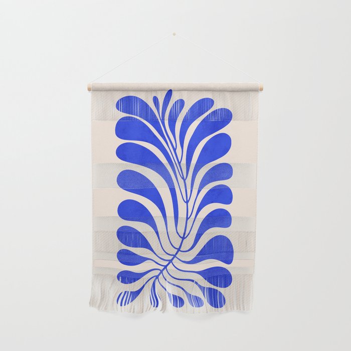 Electrik Blue Ferns: Matisse Edition Wall Hanging Gallery Image 2