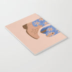 Cowgirl Boots â Blue & Peach Notebook Gallery Image 3