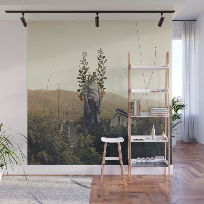 Forest Angel Wall Mural Gallery Image 1