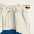 Minimal Abstract Cobalt Window Curtain Gallery Image 2