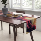 Golden River Abstract Table Runner Gallery Image 2