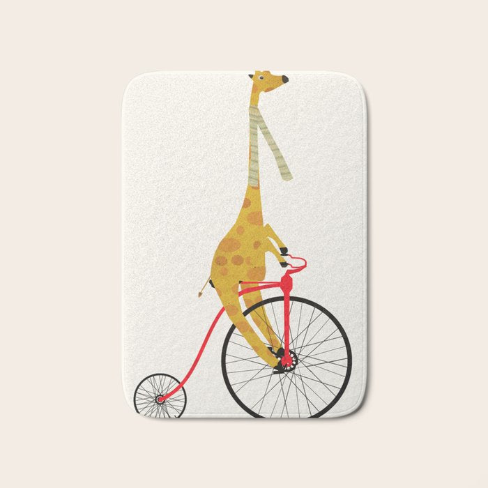 the high wheeler Bath Mat Gallery Image 1