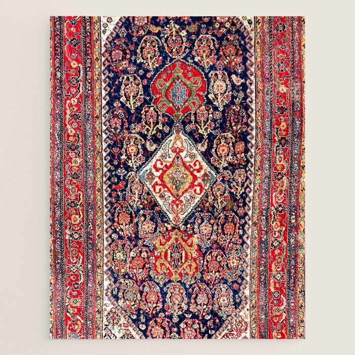 Qashqaâi Kashkuli Fars Southwest Persian Rug Jigsaw Puzzle Gallery Image 1