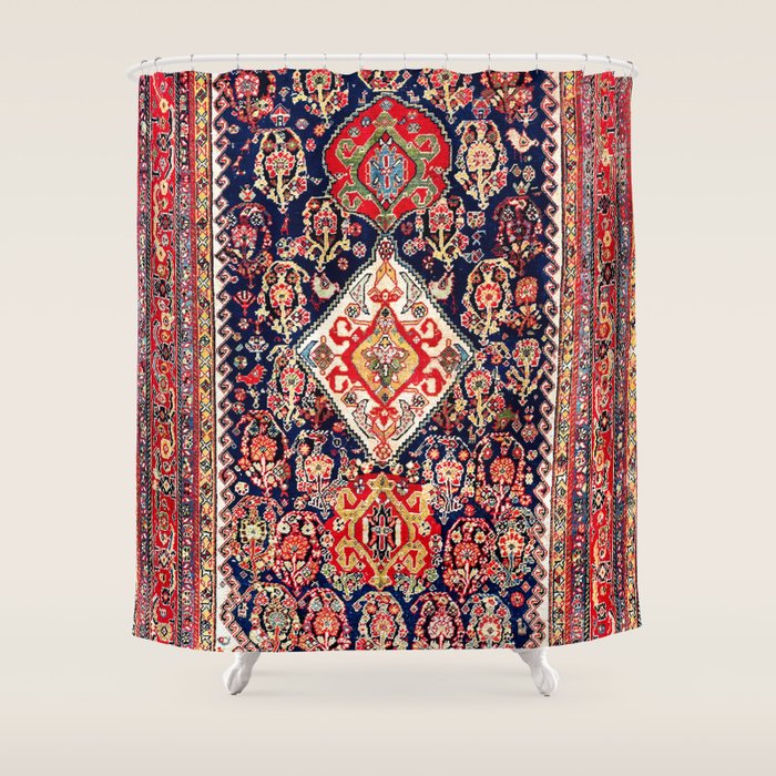 Qashqaâi Kashkuli Fars Southwest Persian Rug Shower Curtain Gallery Image 1