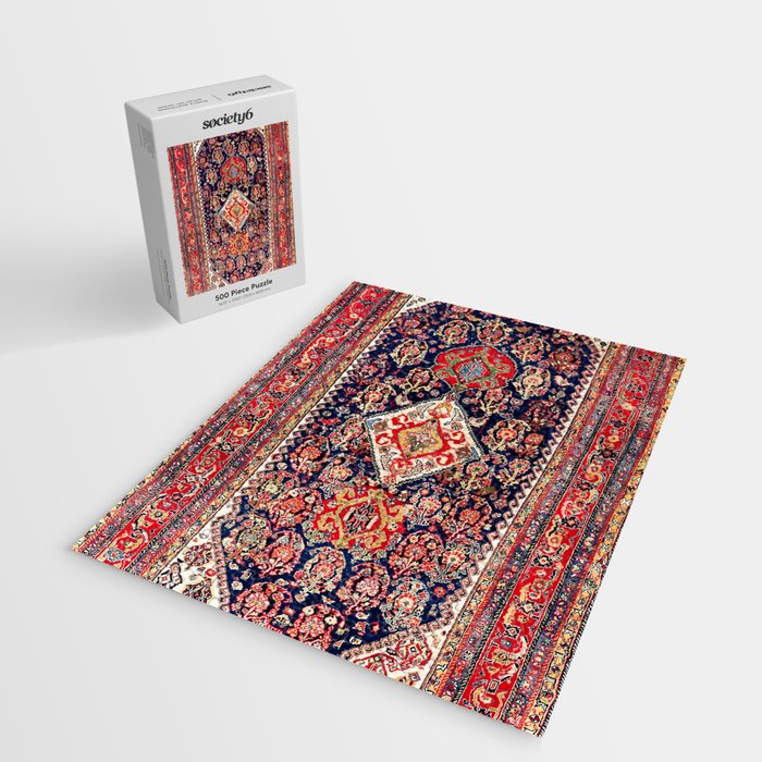 Qashqaâi Kashkuli Fars Southwest Persian Rug Jigsaw Puzzle Gallery Image 2