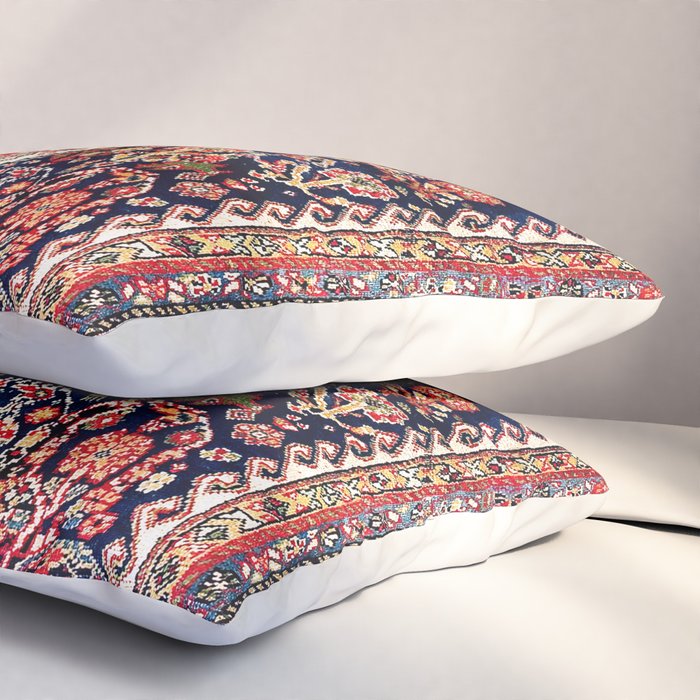 Qashqaâi Kashkuli Fars Southwest Persian Rug Pillow Sham Gallery Image 3