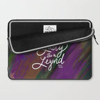 Stevie Nicks Quote - Don't be a Lady, Be a Legend Laptop Sleeve Gallery Image 2