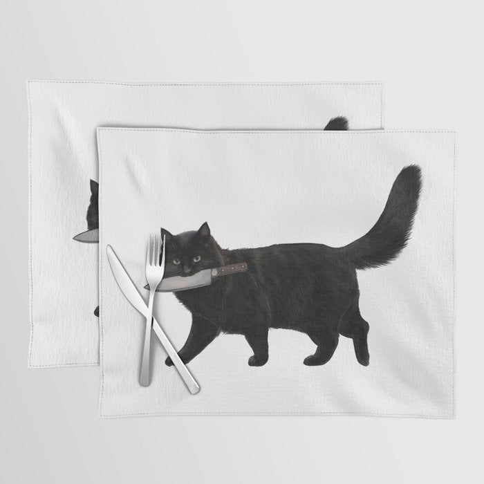 Knife Cat Placemat Gallery Image 1