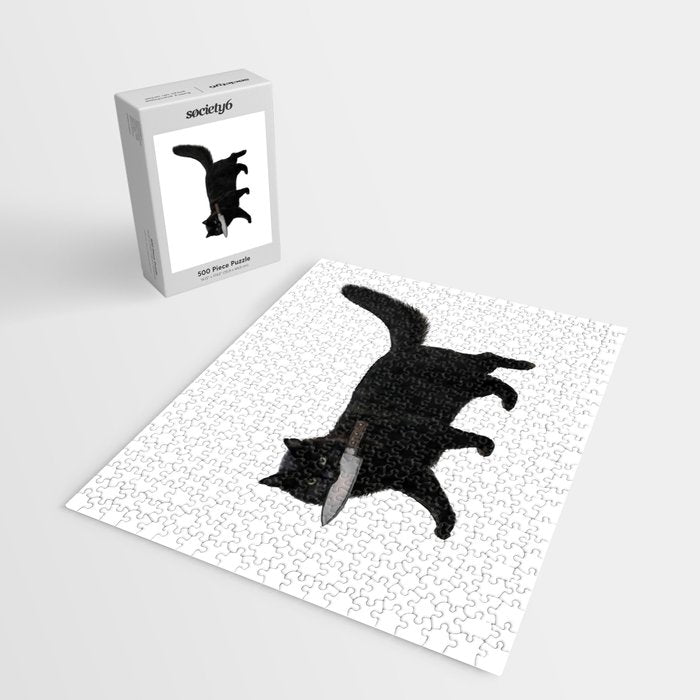 Knife Cat Jigsaw Puzzle Gallery Image 2