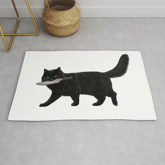 Knife Cat Rug Gallery Image 1