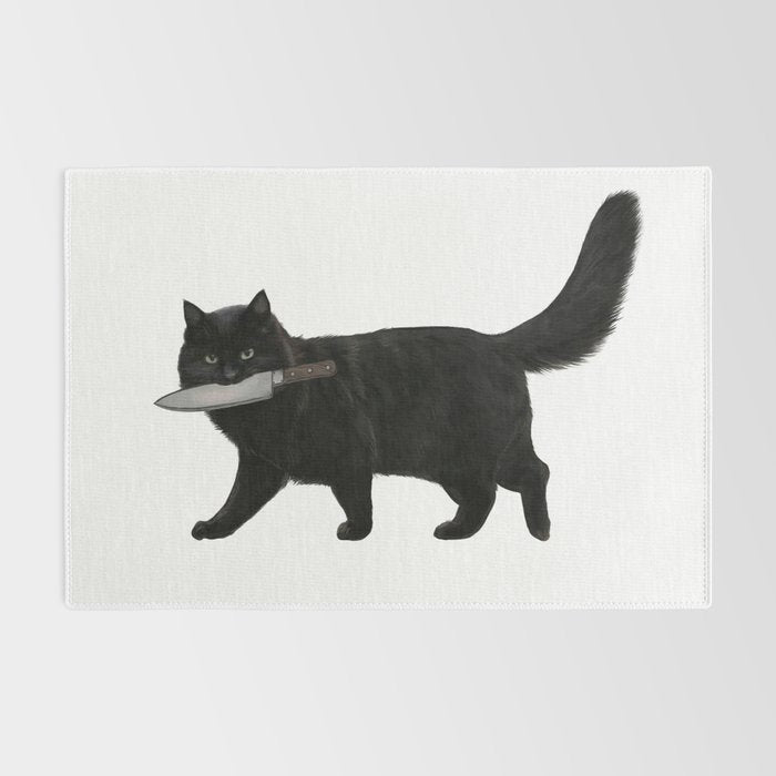 Knife Cat Rug Gallery Image 2