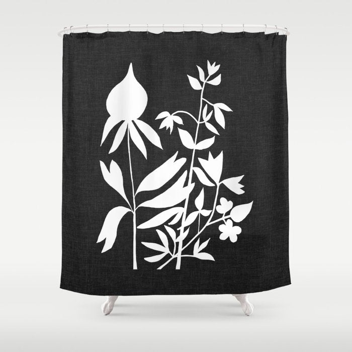 Poppy Bouquet ii Shower Curtain Gallery Image 1