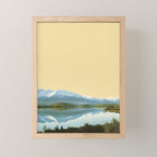 Mountain Lake Mini Art Print Gallery Image 1