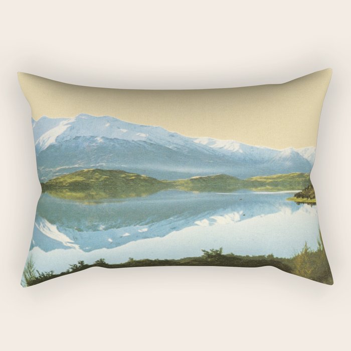 Mountain Lake Rectangular Pillow Gallery Image 2
