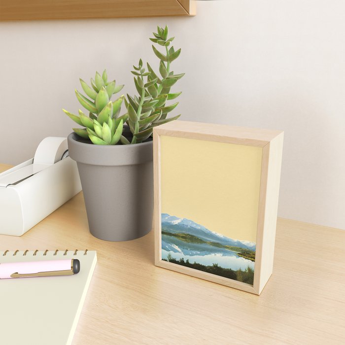 Mountain Lake Mini Art Print Gallery Image 2