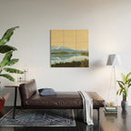 Mountain Lake Wood Wall Art Gallery Image 2