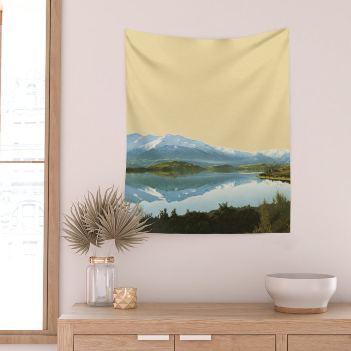 Mountain Lake Wall Tapestry Gallery Image 2
